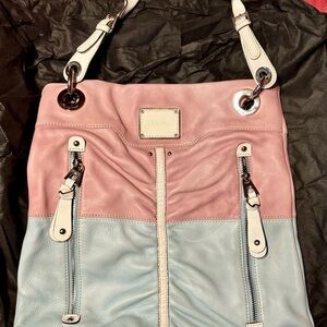Makowski Pink and Blue Women's Bag worn once! Comes with dust bag.